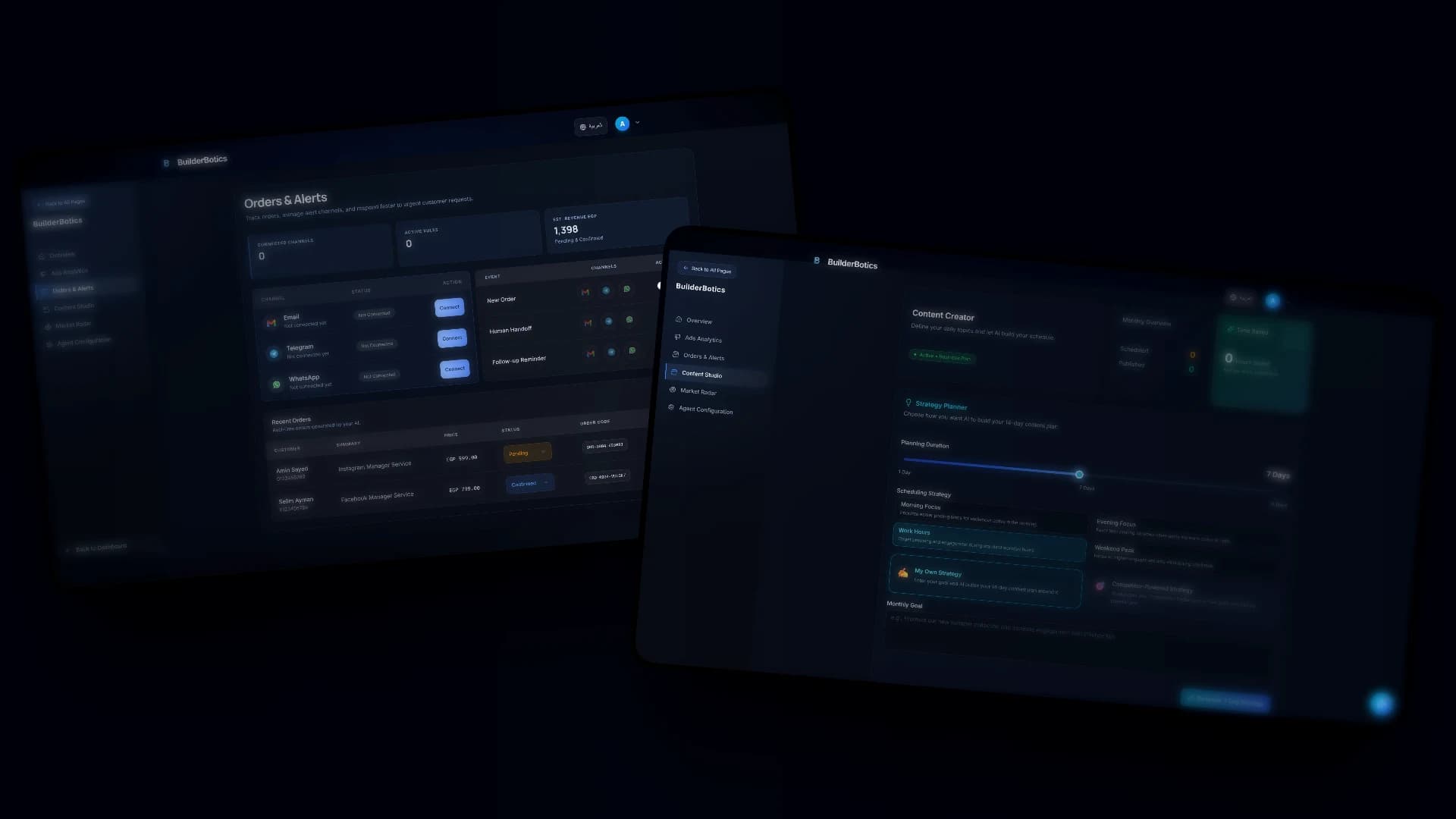 Facebook Manager operations and content workflow mockup
