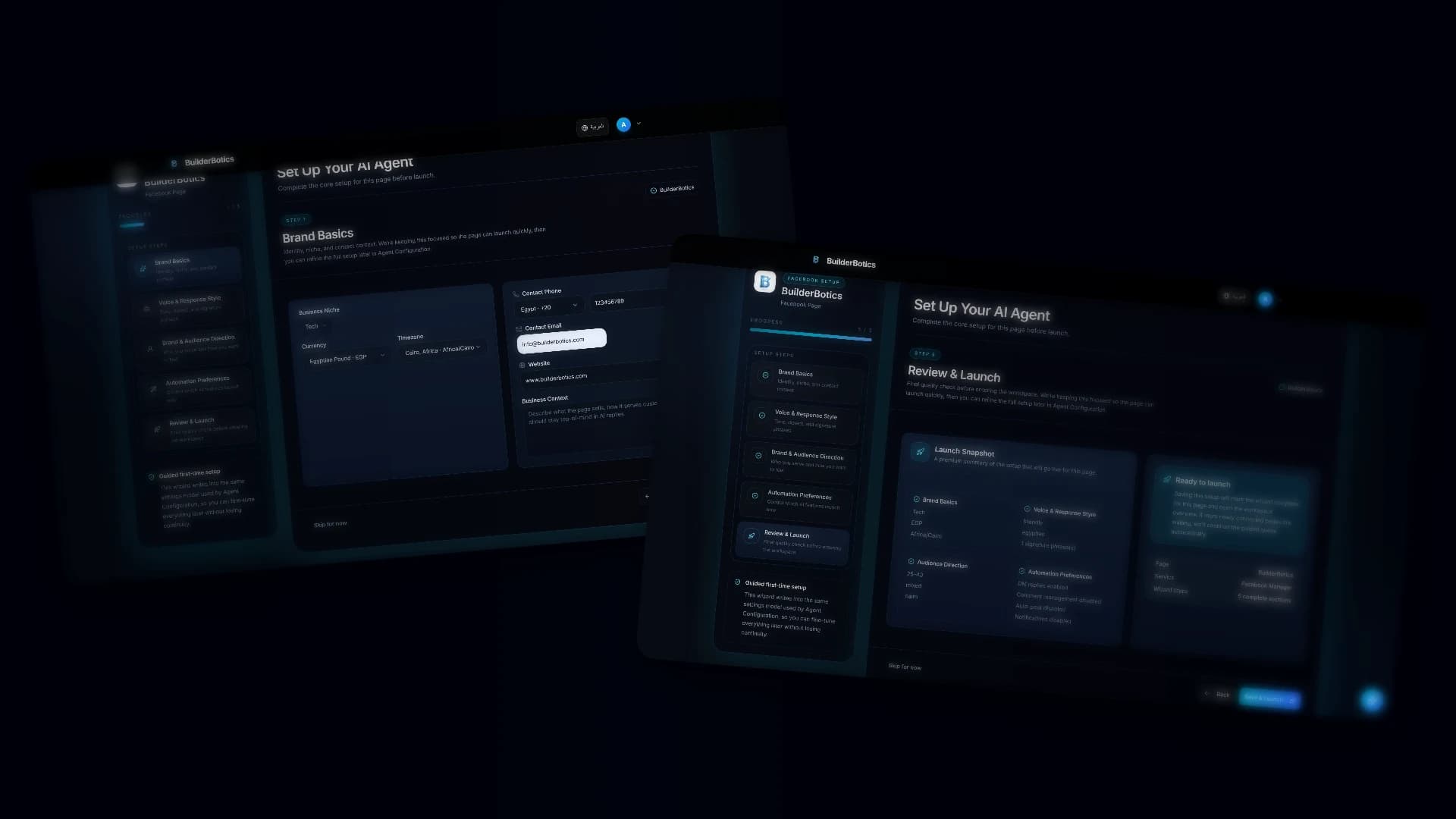 Facebook Manager overview after quick setup
